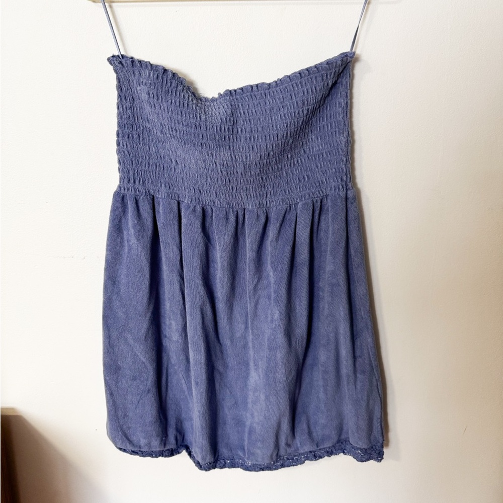 strapless coverup dress